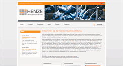 Desktop Screenshot of henze-industrievertretung.de